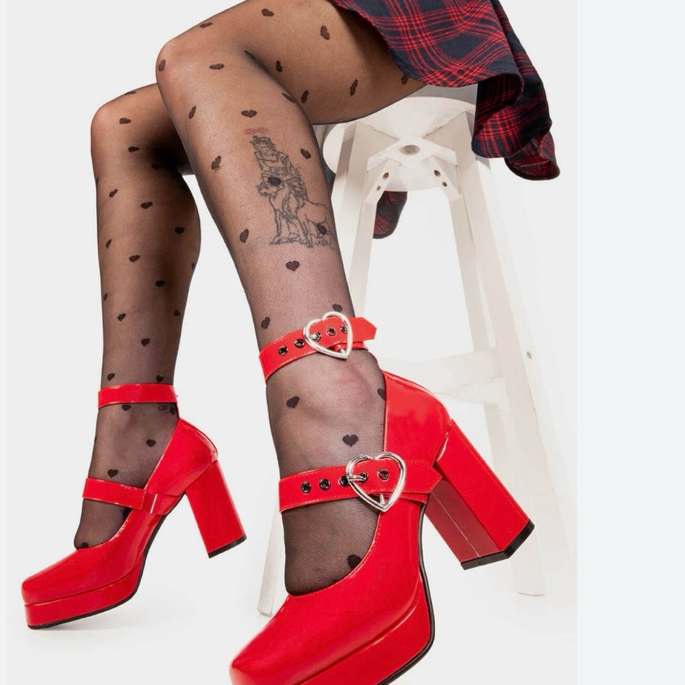 Chrome hearts, chunky heels